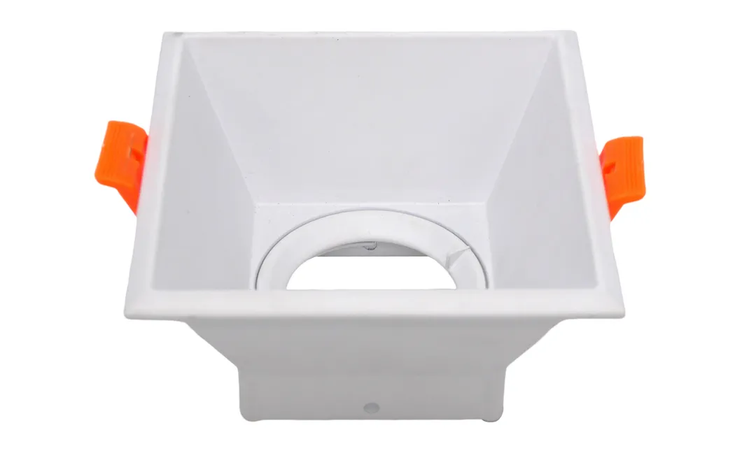 Aluminum MR16 GU10 LED Halogen Square Recessed Home Commercial Ceiling Light Downlight Fixture