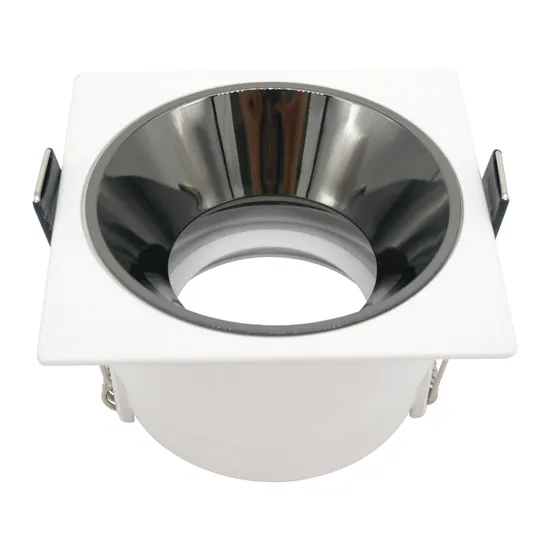Aluminum LED Halogen Square Trumpet Recessed MR16 GU10 Reflector Spotlight Downlight Housing