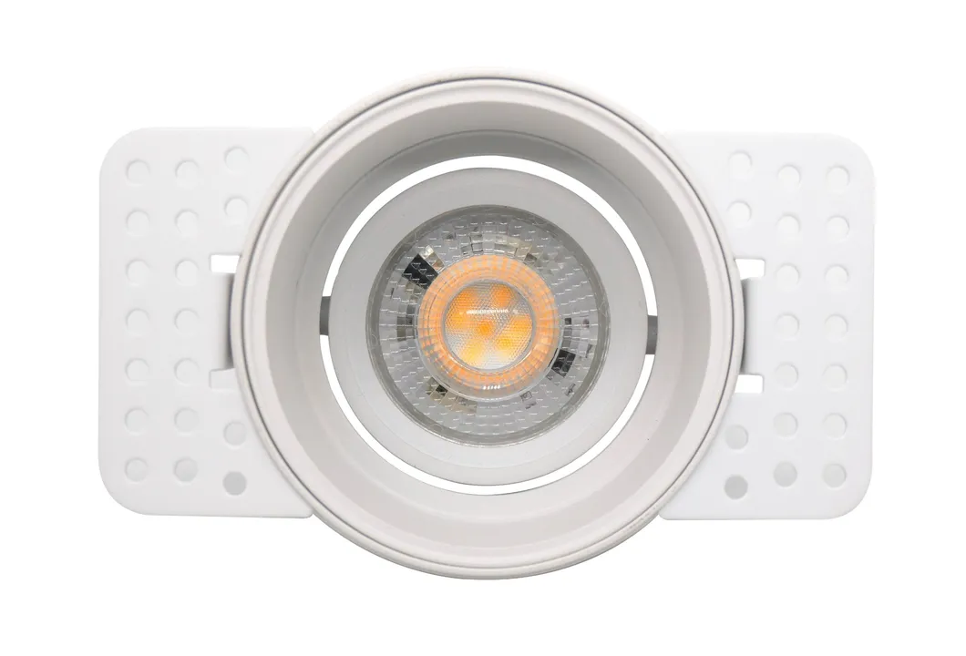 MR16 GU10 LED Halogen Recessed Borderless Embedded Adjustable Downlight