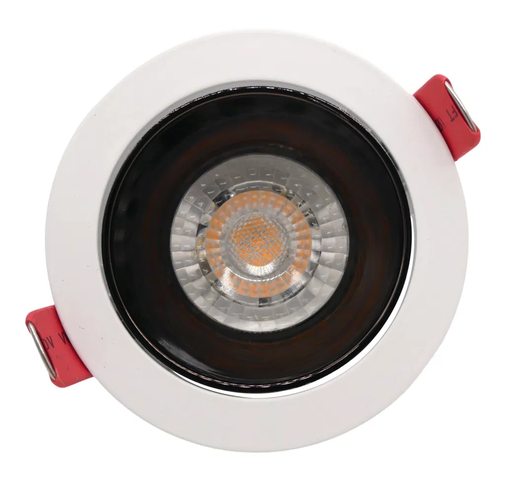 Aluminum MR16 GU10 LED Halogen Light Recessed Trim Downlight Fixture Adjustable Spotlight