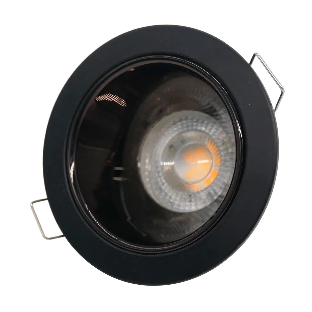 Aluminum MR16 GU10 LED Halogen Round Recessed Interior-Lighting Trim Housing Ceiling Light Fixture Downlight