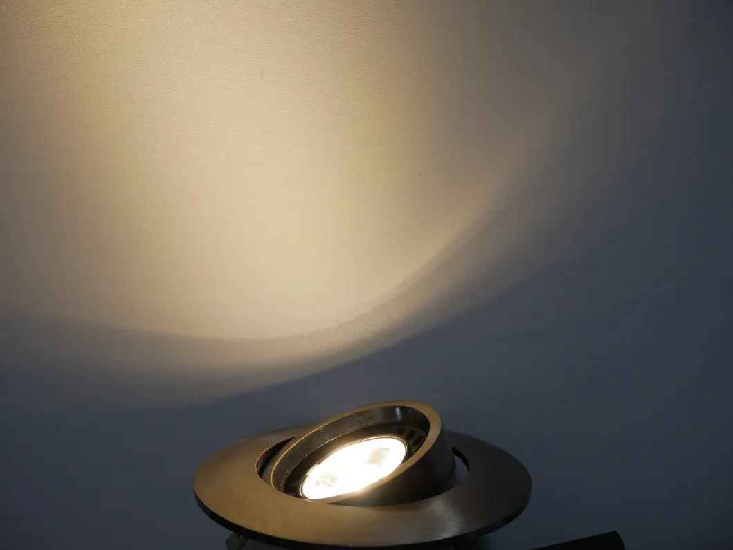 Aluminum MR16 GU10 LED Halogen Recessed Ceiling Light Round Interior-Lighting Downlight Fixture Adjustable Spotlight