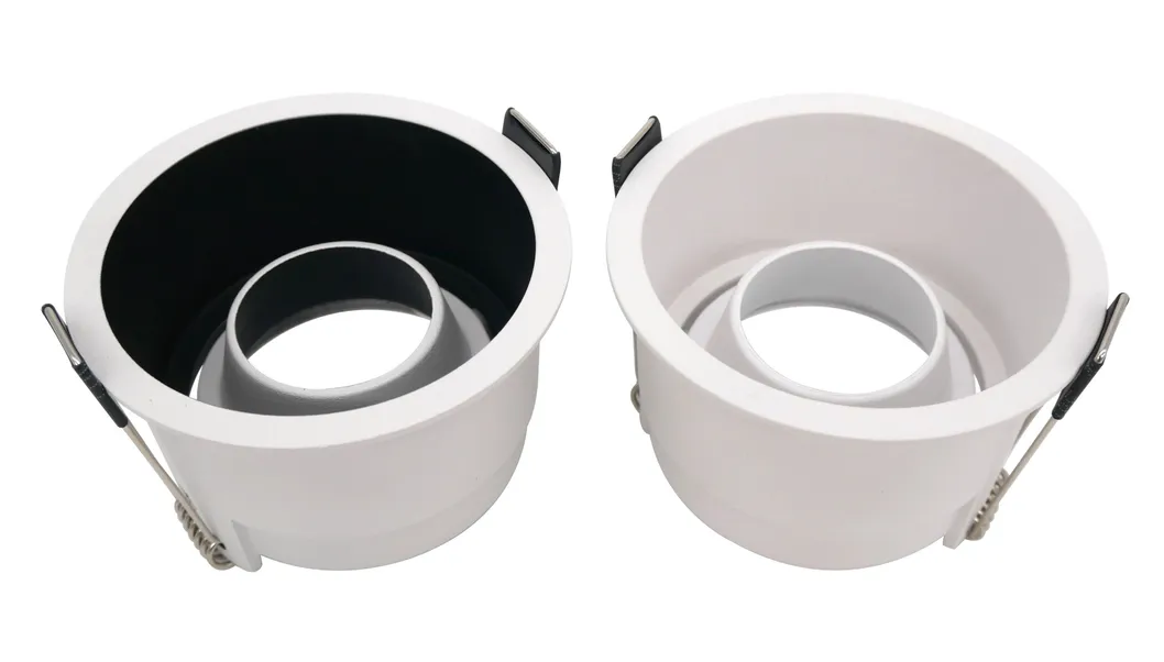 LED Halogen Round Trumpet Recessed MR16 GU10 Interior-Lighting Spotlight Ceiling Light Housing with Aluminum