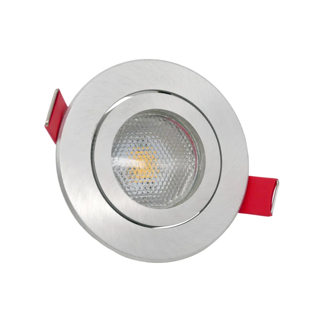 Aluminum MR16 GU10 LED Halogen Recessed Ceiling Light Trumpet Hotel Home Commercial Lighting Spotlight Fixture Adjustable Tilt Downlight