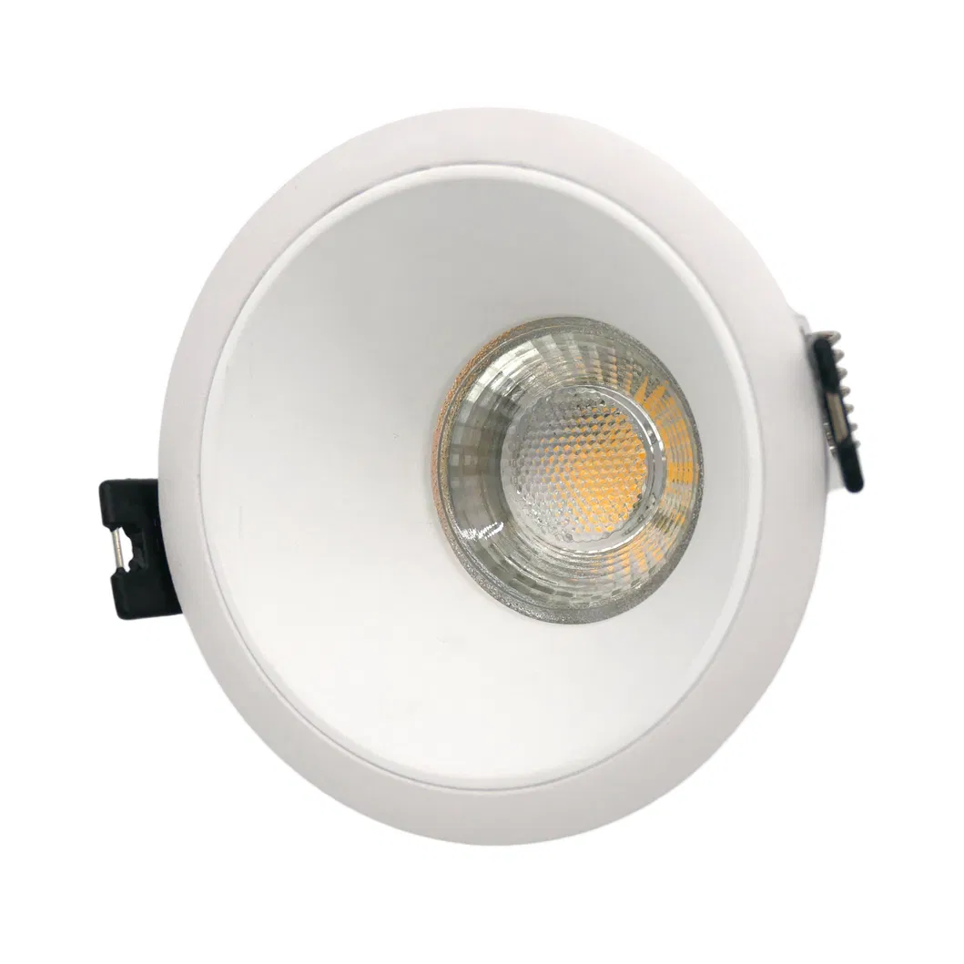 Aluminum PC Inner Ring MR16 GU10 LED Halogen Round Trumpet Ceiling Light Recessed Spotlight Downlight