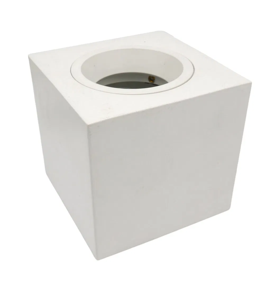 Aluminum Square Cuboid GU10 LED Light Halogen Decorative Fixture Surface Mounted Downlight