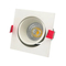 Aluminum MR16 GU10 LED Halogen Recessed Ceiling Light Square Hotel Home Interior-Lighting Downlight Fixture 360° Rotatable Adjustable Spotlight