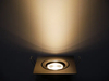 Aluminum MR16 GU10 LED Halogen Indoor Hotel Square Downlight Fixture Recessed Ceiling Light Adjustable Spotlight