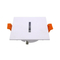 Aluminum LED Halogen Square Trumpet Recessed MR16 GU10 Hotel Spotlight Downlight Housing