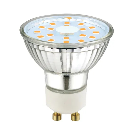 6W LED SMD Glass GU10 Bulb