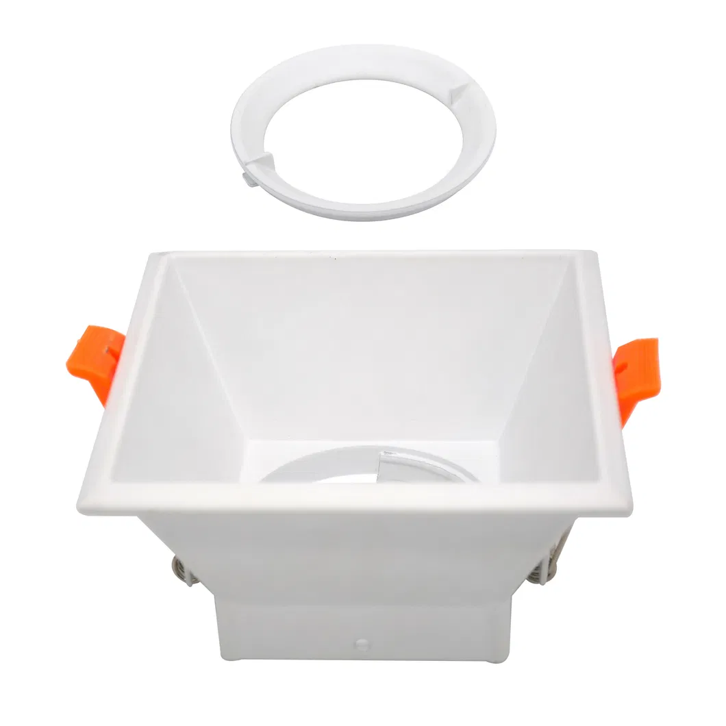 Aluminum MR16 GU10 LED Halogen Square Recessed Home Commercial Ceiling Light Downlight Fixture