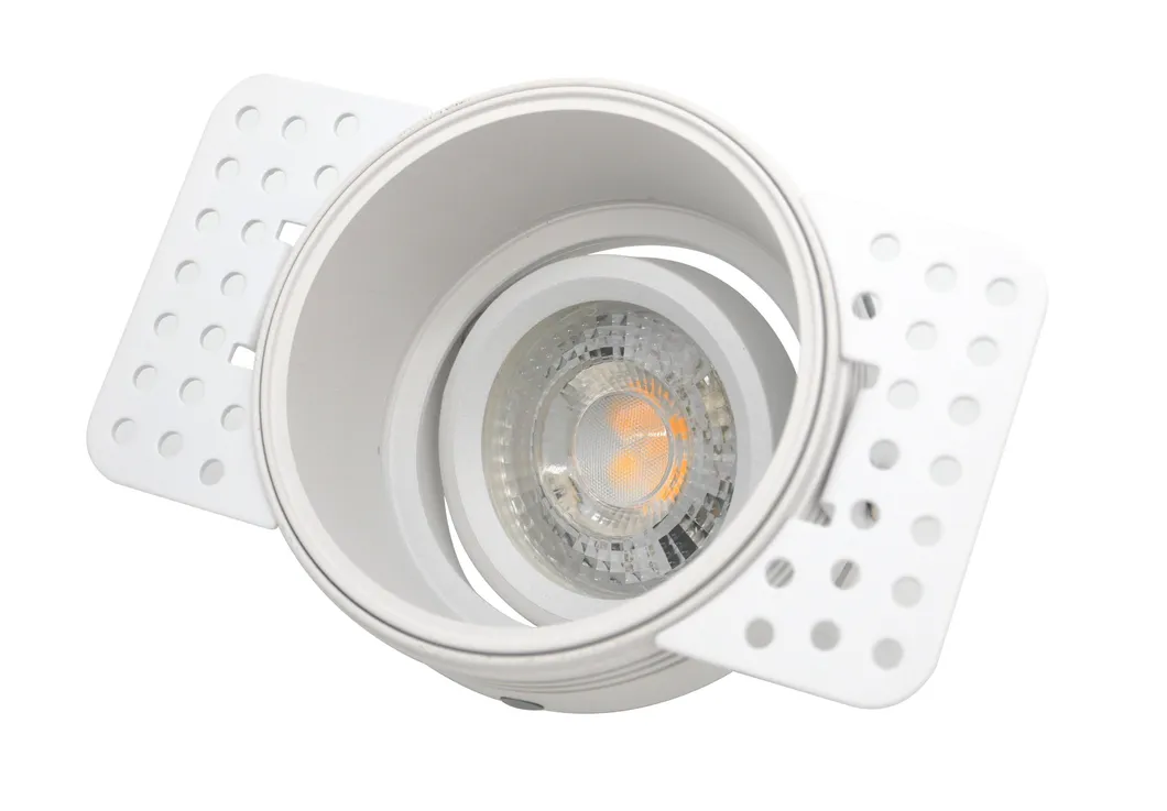 MR16 GU10 LED Halogen Recessed Borderless Embedded Adjustable Downlight