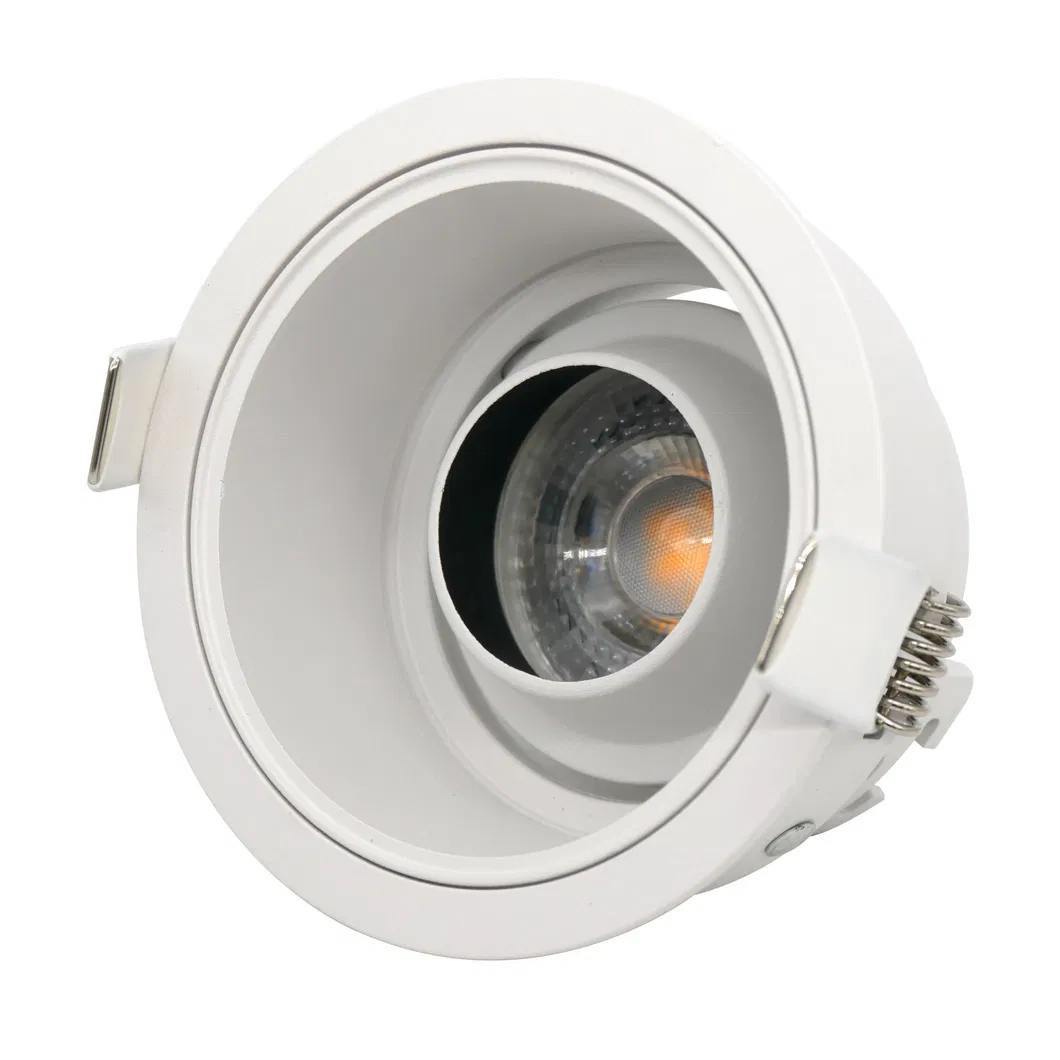 MR16 GU10 LED Light Halogen Recessed Round Fixture Adjustable Spotlight with Reflector