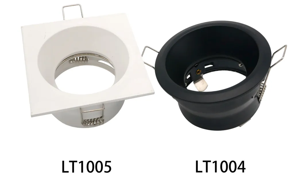 Aluminum MR16 GU10 LED Halogen Fixture Recessed Downlight