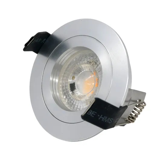 Aluminum MR16 GU10 LED Halogen Recessed Ceiling Light Round Interior-Lighting Downlight Fixture Frames Adjustable Tilt Spotlight