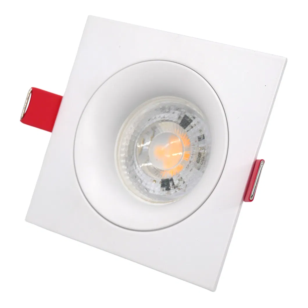 MR16 GU10 LED Halogen Recessed Ceiling Light Square Spotlight