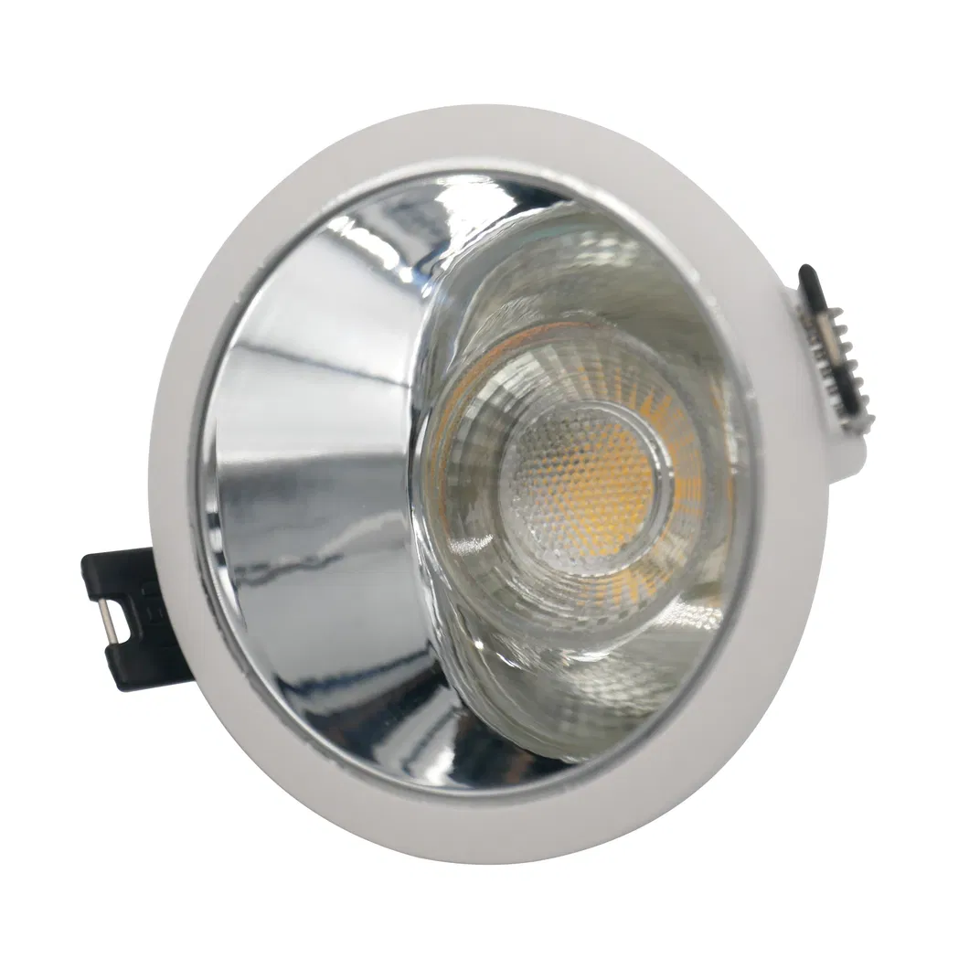 Aluminum PC Inner Ring MR16 GU10 LED Halogen Round Trumpet Ceiling Light Recessed Spotlight Downlight