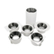 Aluminum LED Halogen Round Trumpet Recessed MR16 GU10 Reflector Borderless Downlight Housing