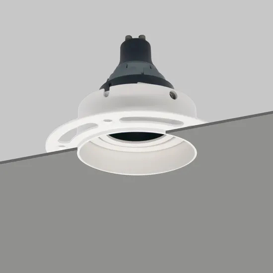 LED Light Halogen Aluminum MR16 GU10 Ceiling Light Commercial Indoor Lighting Recessed Downlight Fixture Adjustable Borderless Embedded Light Spotlight
