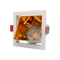 Aluminum MR16 GU10 LED Halogen Recessed Ceiling Light Square Decorative Hotel Home Downlight Fixture Adjustable Spotlight