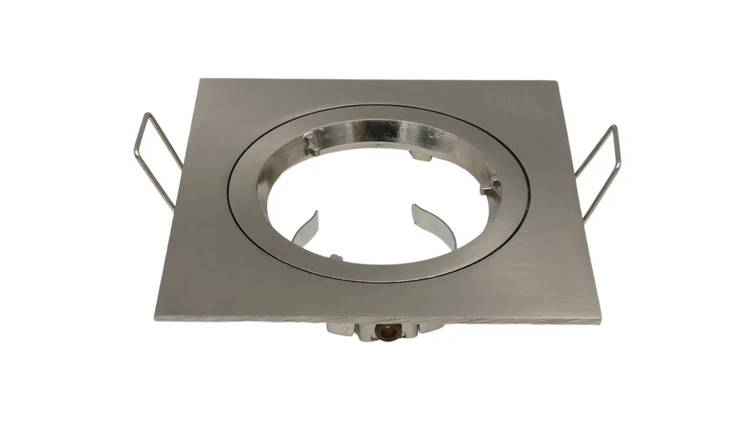 MR16 GU10 Aluminum LED Halogen Square Frames Recessed Housing Spotlight Ceiling Light Fixture Downlight