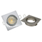 MR16 GU10 LED Halogen Square Downlight Fixture Recessed Ceiling Light Adjustable Spotlight with Aluminum