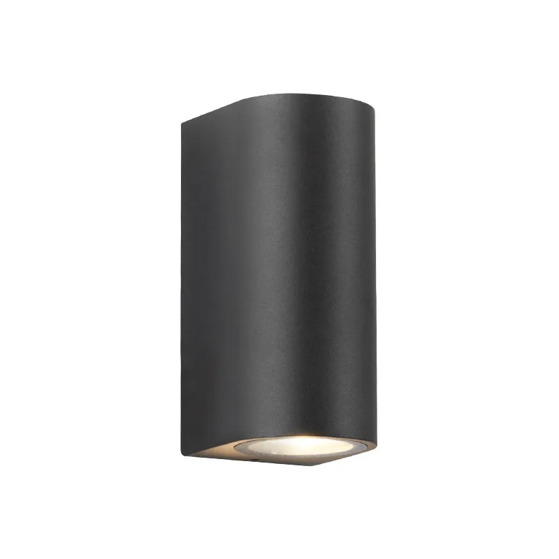 MR16 GU10 LED Halogen Outdoor Lighting Round 2-Sided IP65 Garden Wall Lamp