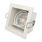 Aluminum MR16 GU10 LED Halogen Square Downlight Fixture Recessed Adjustable Frames Ceiling Light Spotlight
