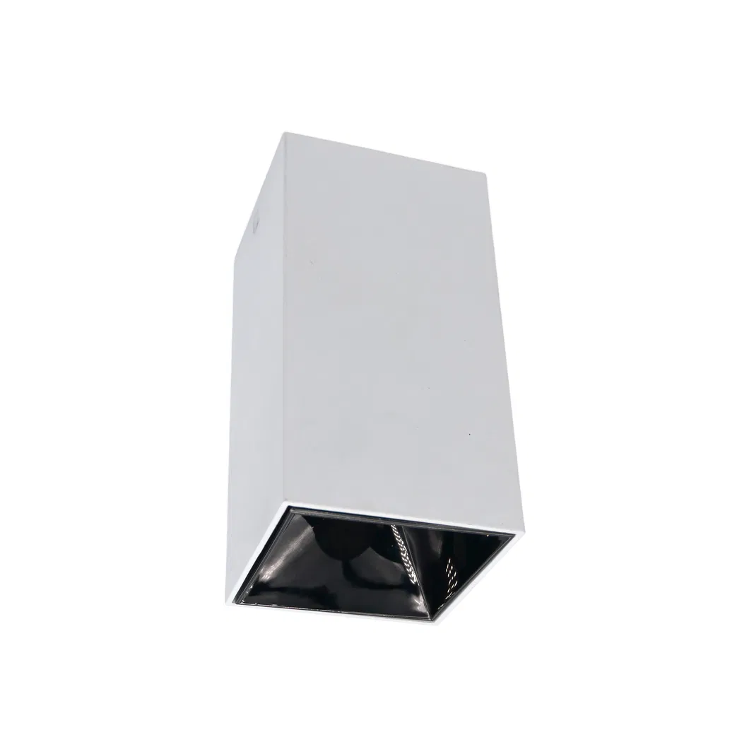Square GU10 LED Halogen Lighting Fixture Surface Mounted Interior-Lighting Downlight Housing