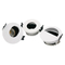 Aluminum MR16 GU10 LED Halogen Round Interior-Lighting Recessed Ceiling Light Adjustable Tilt Semicircle Spotlight