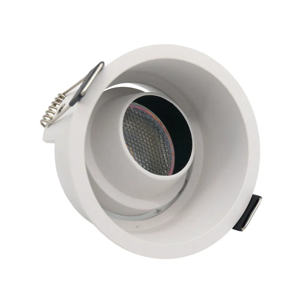 Aluminum MR16 GU10 LED Halogen Recessed Ceiling Light Trumpet Round Hotel Home Commercial Downlight Fixture Adjustable Spotlight