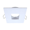 Aluminum MR16 GU10 LED Halogen Square Decorative Interior-Lighting Downlight Fixture Recessed Ceiling Light Adjustable Tilt Spotlight