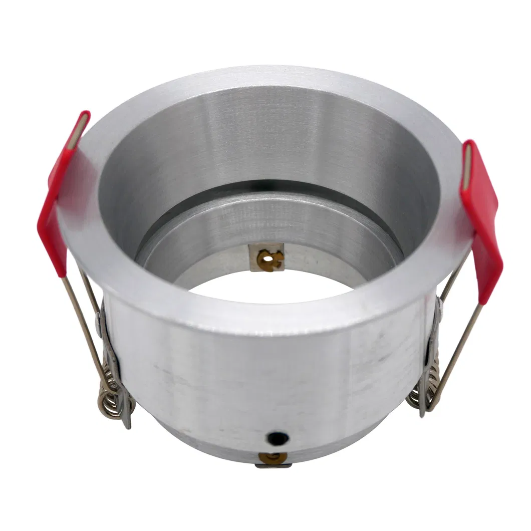 Aluminum LED Halogen MR16 GU10 Recessed Ceiling Light Fitting Round Interior-Lighting Downlight Fixture Frame Adjustable Tilt Mini Spotlight