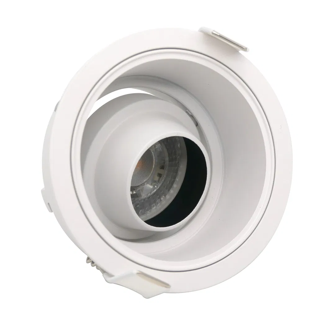 MR16 GU10 LED Light Halogen Recessed Round Fixture Adjustable Spotlight with Reflector