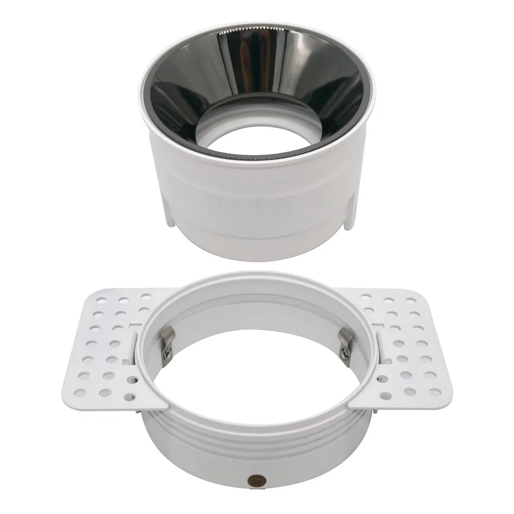Aluminum MR16 GU10 LED Halogen Recessed Borderless Embedded Light Adjustable Spotlights