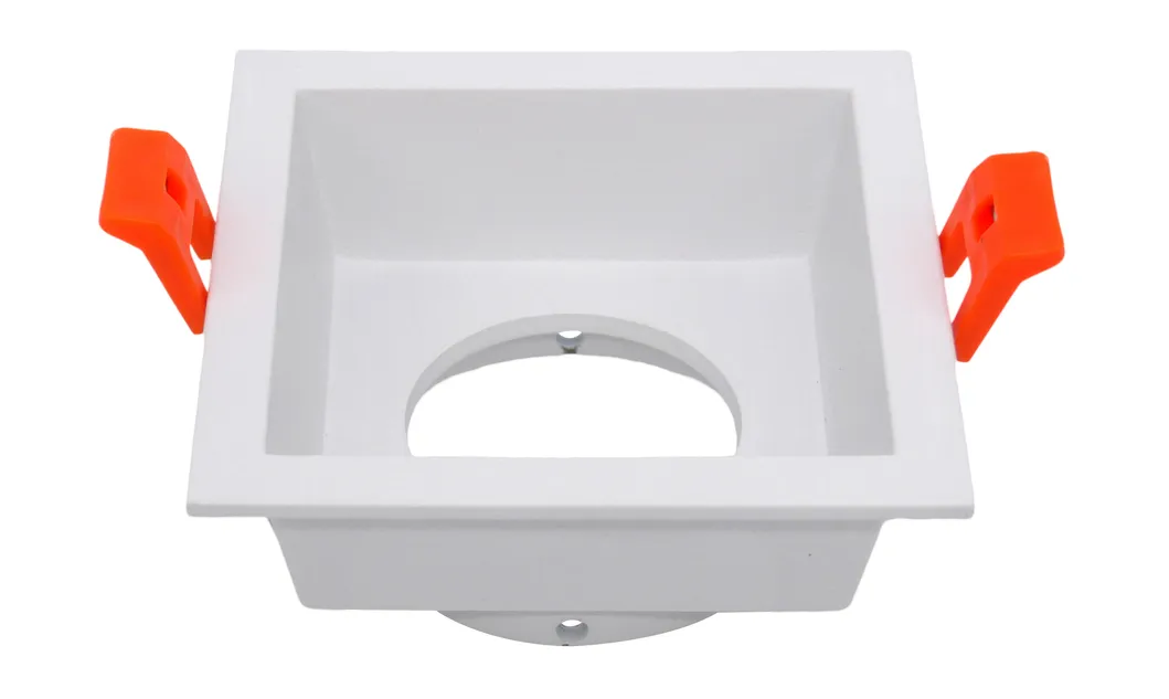 Aluminum MR16 GU10 LED Halogen Square Recessed Housing Trim Ceiling Light Spotlight Fixture Downlight