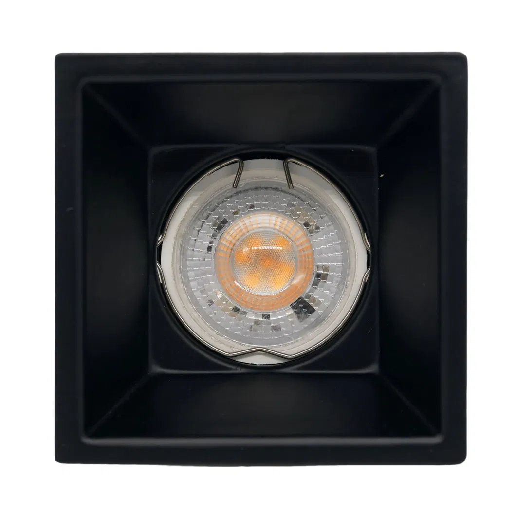 MR16 GU10 LED Halogen Recessed Trumpet Interior-Lighting Ceiling Light Square Downlight