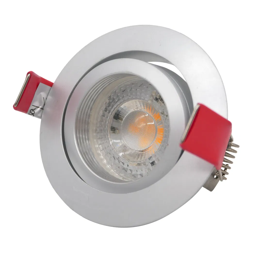 Aluminum MR16 GU10 LED Halogen Recessed Ceiling Light Round Hotel Home Commercial Lighting Downlight Fixture Adjustable Tilt Spotlight