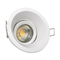 Aluminum MR16 GU10 LED Halogen Trumpet Round Downlight Fixture Recessed Ceiling Light Adjustable Spotlight