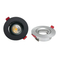 Aluminum LED Halogen MR16 GU10 Recessed Ceiling Light Round Interior-Lighting Downlight Fixture Frame Adjustable Tilt 90mm Spotlight
