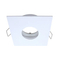 Aluminum MR16 GU10 LED Halogen Square Interior-Lighting Downlight Fixture Recessed Ceiling Light Adjustable Tilt Round Spotlight