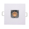 Aluminum MR16 GU10 LED Halogen Square Decorative Interior-Lighting Downlight Fixture Recessed Ceiling Light Adjustable Tilt Spotlight
