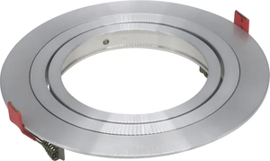 Aluminum MR16 GU10 LED Halogen Recessed Ceiling Light Trumpet Hotel Home Commercial Lighting Spotlight Fixture Adjustable Tilt Downlight Housing