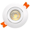 Aluminum MR16 GU10 LED Halogen Round Decorative Hotel Home Commercial Lighting Downlight Fixture Recessed Ceiling Light Adjustable Tilt Spotlight
