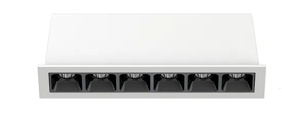 Rectangle Fixture Grille Interior Lighting Downlight Linear LED Light