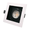 Aluminum MR16 GU10 LED Halogen Ceiling Light Square Commercial Indoor Lighting Recessed Downlight Fixture Adjustable Tilt Spotlight