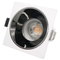 Aluminum LED Halogen Square Trumpet Recessed MR16 GU10 Reflector Spotlight Downlight Housing