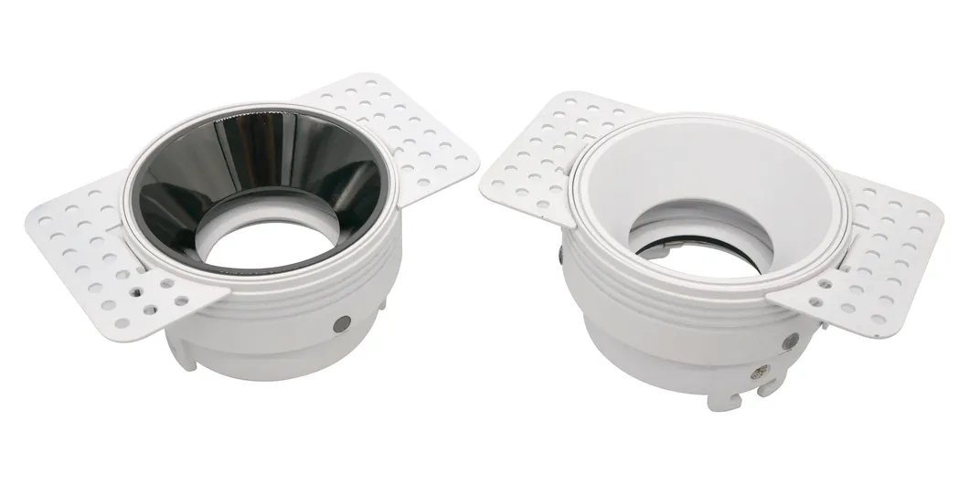Aluminum MR16 GU10 LED Halogen Recessed Borderless Embedded Light Adjustable Spotlights