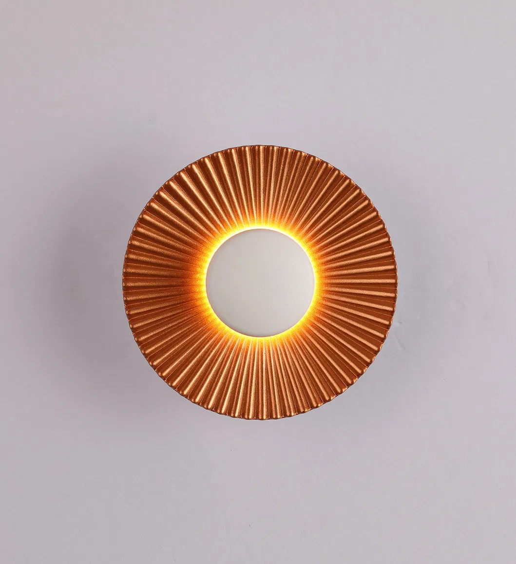 LED Halogen Round Decorative Outdoor Lighting Round IP65 Garden Ligjt Wall Lamp