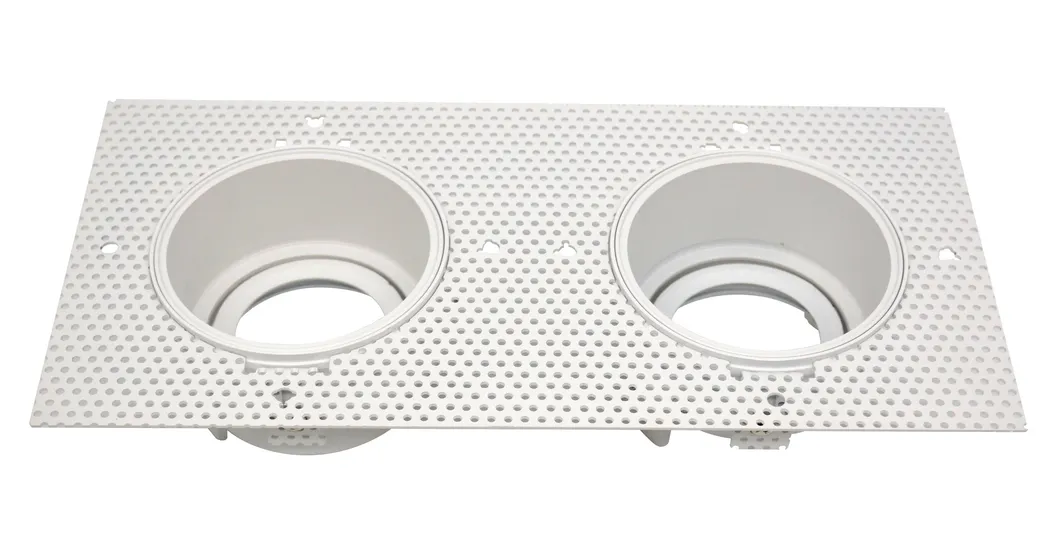 MR16 GU10 LED Halogen Recessed 2 Heads Borderless Spotlight